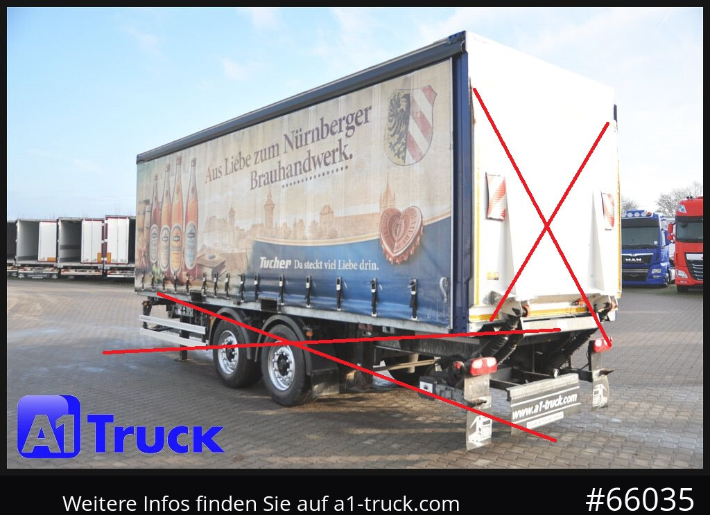 Toldo carrocería WECON 7,82 Plattform, Verzinkt, 7820mm, Staplertasche, ohne Hecktür