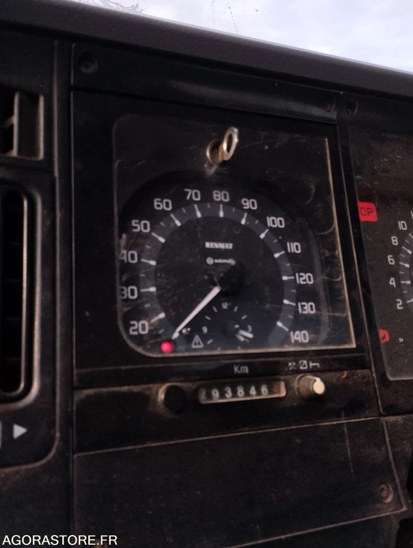 Camión Camion benne avec grue - Renault Midlum 2001 293846kms