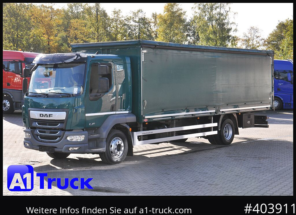 Camión caja abierta DAF LF 290, Klima, 16t Steckrungen