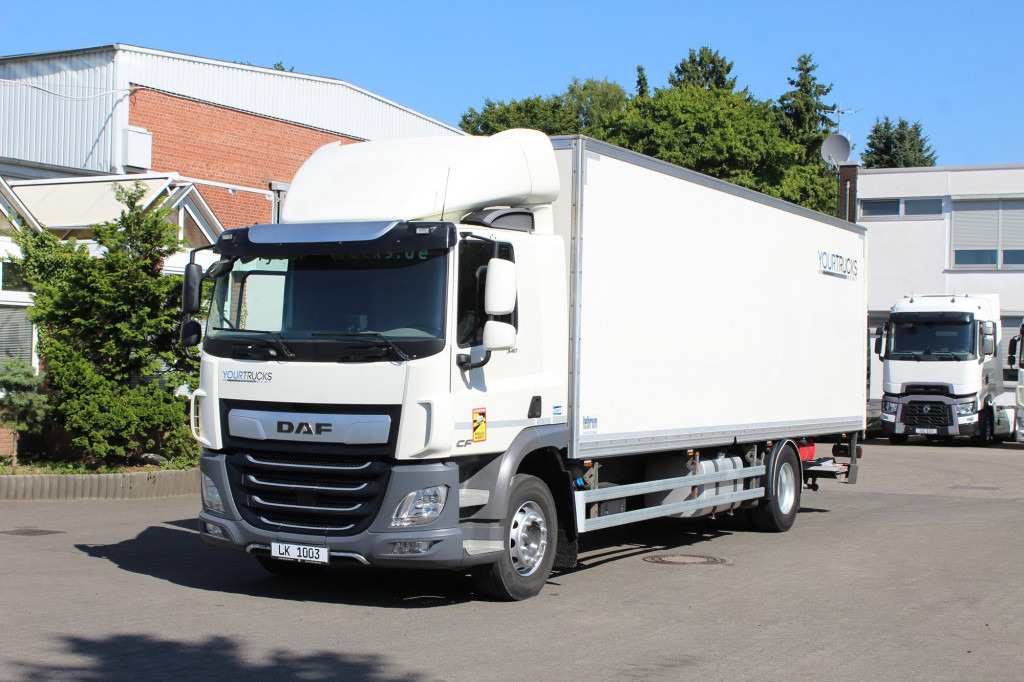 Camión caja cerrada Daf CF 340 E6  Koffer 8,5m  Klima  LDW  Rolltor  LBW