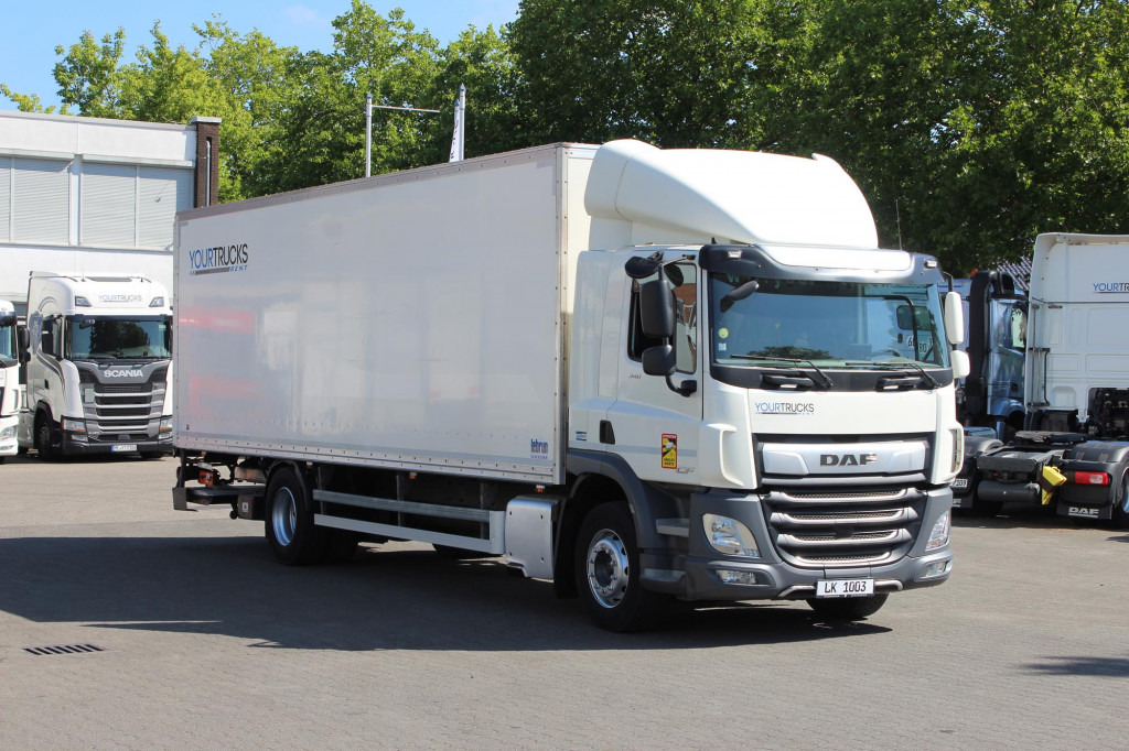 Camión caja cerrada Daf CF 340 E6  Koffer 8,5m  Klima  LDW  Rolltor  LBW