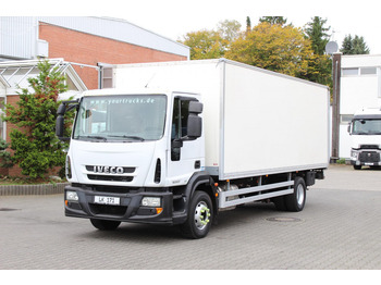 Camión caja cerrada Iveco Eurocargo  160E210 E6 Koffer 6,9m Seiten Tür  LBW
