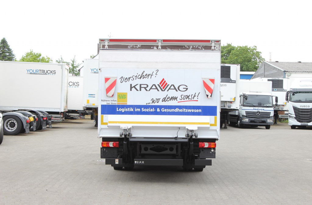 Camión caja cerrada Mercedes-Benz Atego 1221 E6  Koffer Flach!  Schalter  LBW  ACC