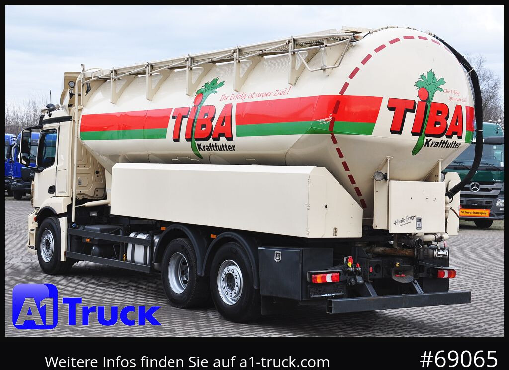 Camión cisterna MERCEDES-BENZ Antos 2540, Silo 31m³, Futter Heitling 4 KA