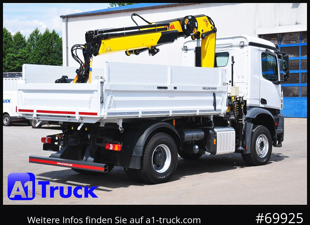Camión grúa MERCEDES-BENZ Arocs 1840, Kipper + Kran,Funk Navi,