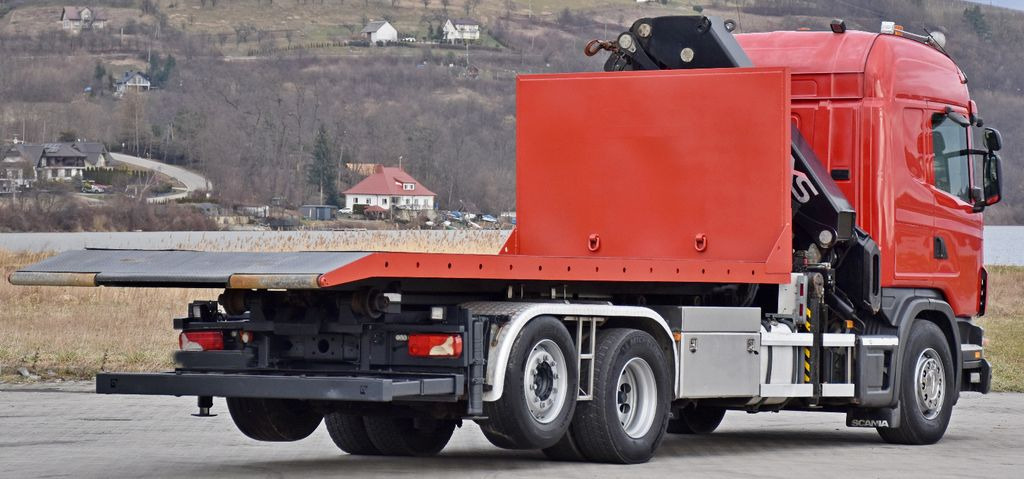 Camión grúa Scania G 400 * Abschleppwagen 6,40m* KRAN + FUNK * TOP