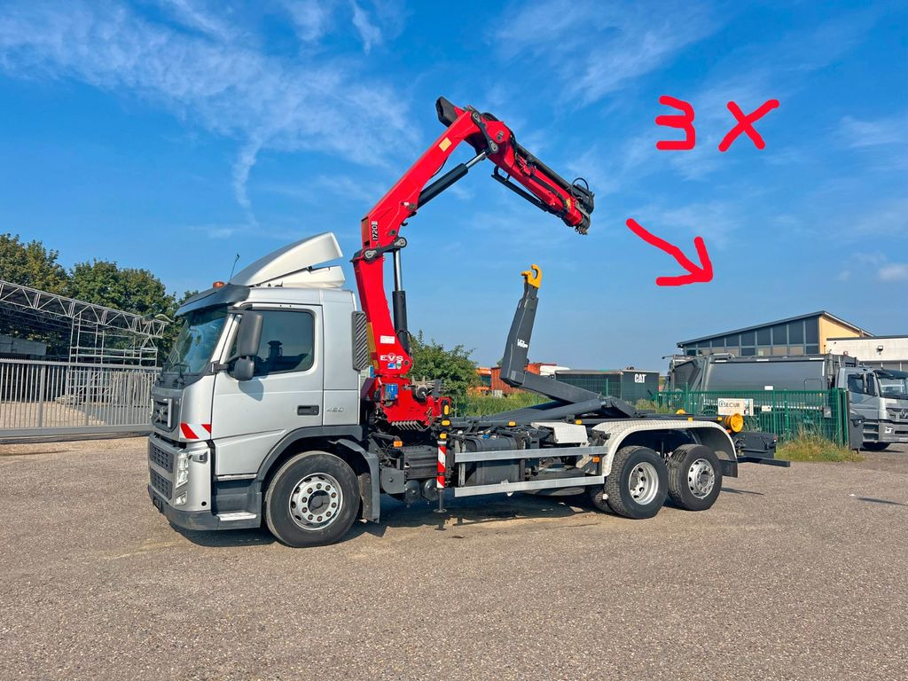 Camión grúa Volvo FM 420 6X2 Abroller mit Kran & Funk im Top Zust.