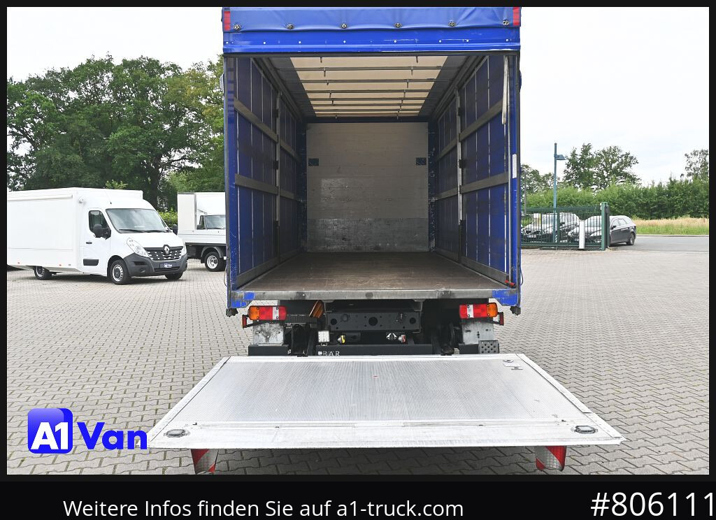 Camión lona MAN TGL 8.180 4x2 Pritsche Plane, LBW, Klima