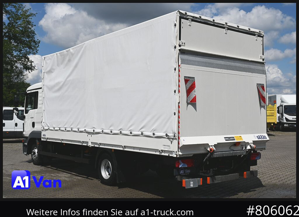 Camión lona MAN TGL 8.190 4x2 BL Pritsche Plane, LBW,