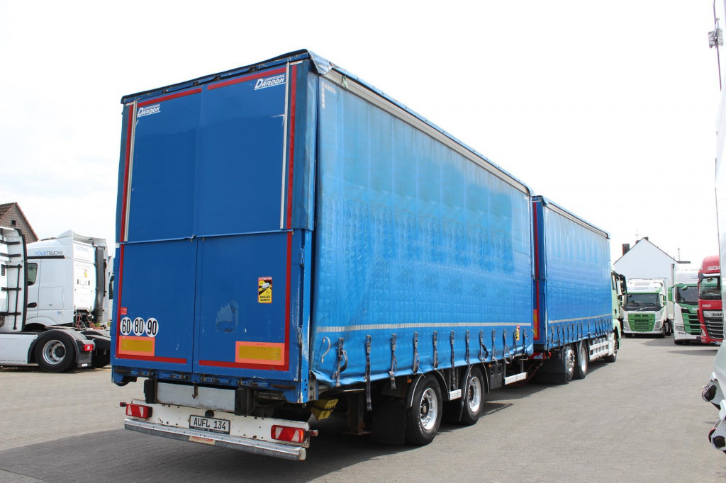 Camión lona MAN TGX 26.460 Retarder Jumbo-Zug 120M3 Durchlade