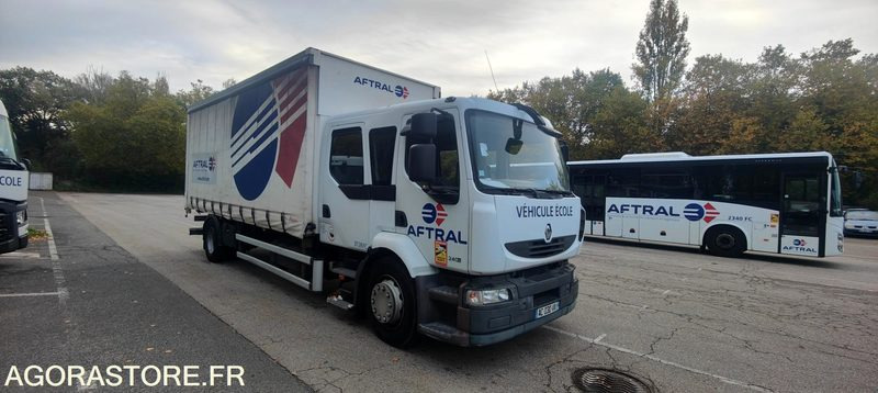 Camión lona RENAULT MIDLUM AUTO ECOLE 240 DXI - 2009 - 337340 Kms