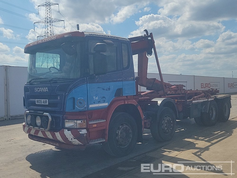 Camión multibasculante 2005 Scania P380