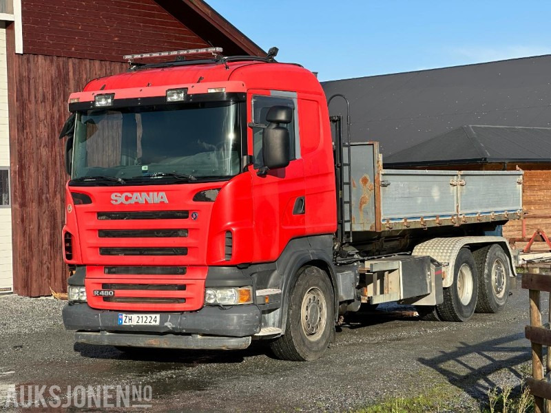 Camión multibasculante 2007 SCANIA R480 6x2 KROKBIL
