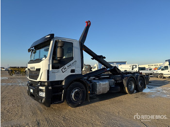 Camión multibasculante  2014 Iveco Stralis 450 6x2 Roll-Off Truck