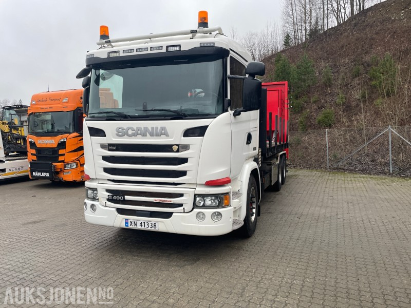 Camión multibasculante 2016 Scania G-490 Krokløft med Buffalopåbygg