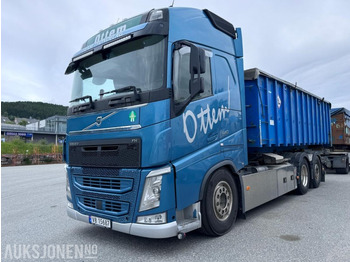 Camión multibasculante  2019 Volvo FH 540 - Krokbil - Fjernstyrt Palfinger krokløftpåbygg med knekk på tårn - Nylig EU godkjent