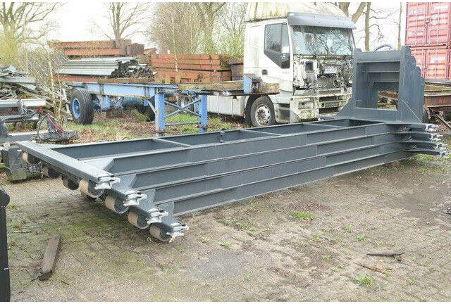 Camión multibasculante Abrollkippaufbau, Containerchassis, 20 Fuß