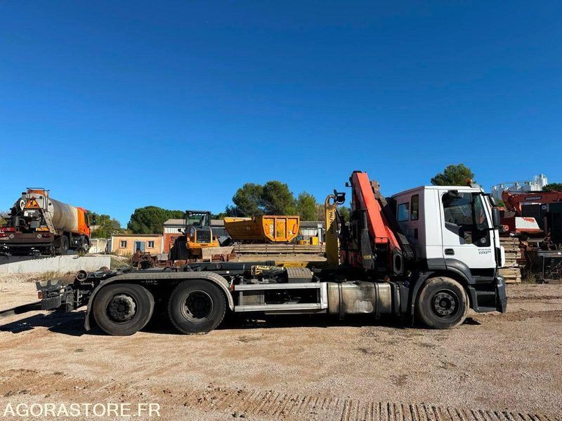 Camión multibasculante CAMION POLYBENNE GRUE IVECO MOTEUR HS - 390000km - 2014