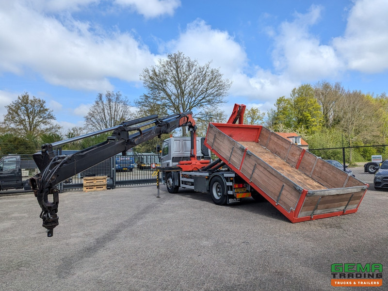 Camión multibasculante DAF 75.240 4x2 Dagcab Euro1 - Haakarm 14T + Palfinger PK11000 - Afstandsbediening