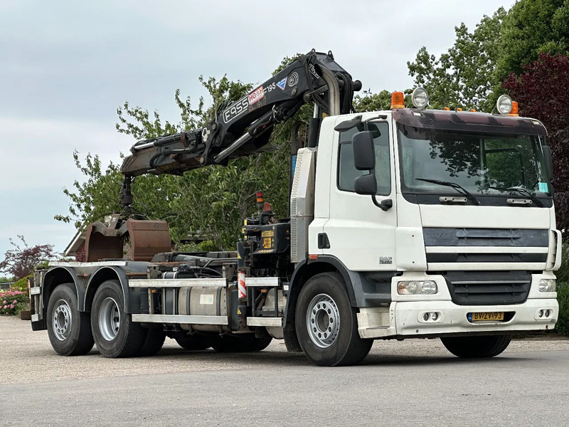 Camión multibasculante DAF CF 75 //250 !!KRAAN/HAAK!! RADIO REMOTE!!