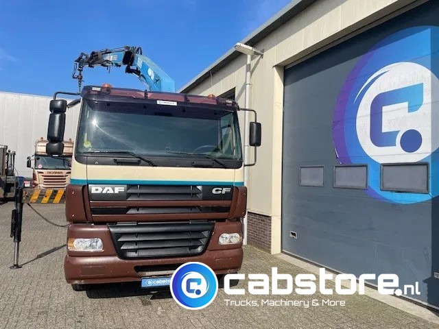 Camión multibasculante DAF CF 85.340 6X2 Euro 3 - Haakarm containersystem - Hooklift - Abrollkipper - Year 2004 - HMF 1680-K2 Crane - Grua - Ladekran - Autolaadkraan