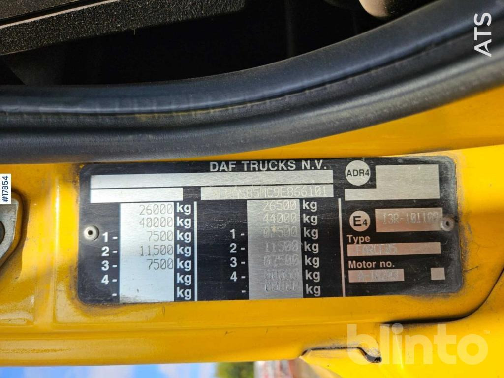 Camión multibasculante DAF CF 85.410 (2009)