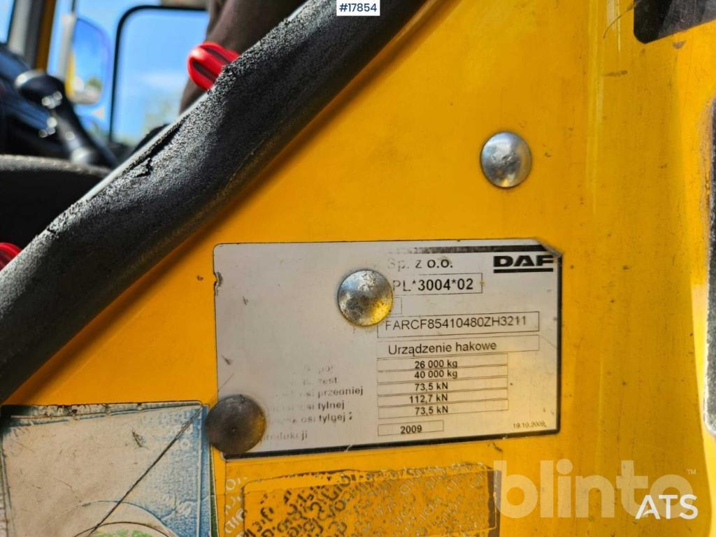 Camión multibasculante DAF CF 85.410 (2009)