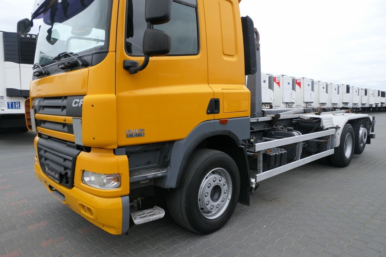 Camión multibasculante DAF CF 85.460 / 6x2 / HAKOWIEC TERBERG / TER 850 / OŚ PODNOSZONA / D