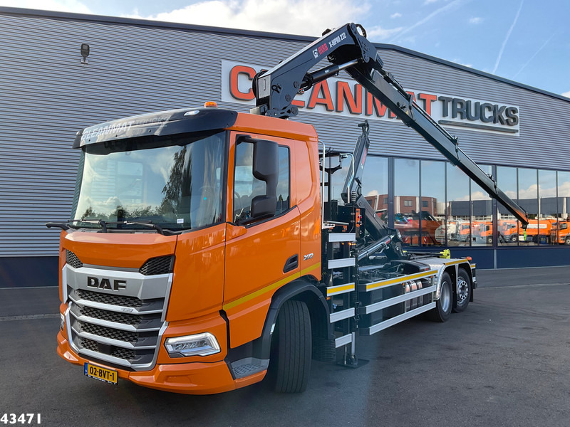 Camión multibasculante DAF FAN XD 450 Hiab 23 Tonmeter laadkraan