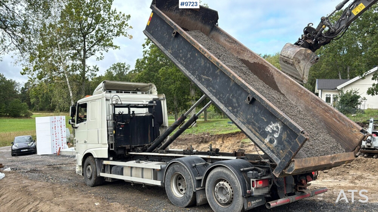 Camión multibasculante DAF FAN XL510Z hooklift with flatbed