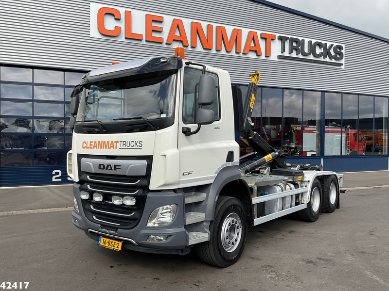 Camión multibasculante DAF FAT CF 480 6x4 Hyvalift 20 Ton haakarmsysteem