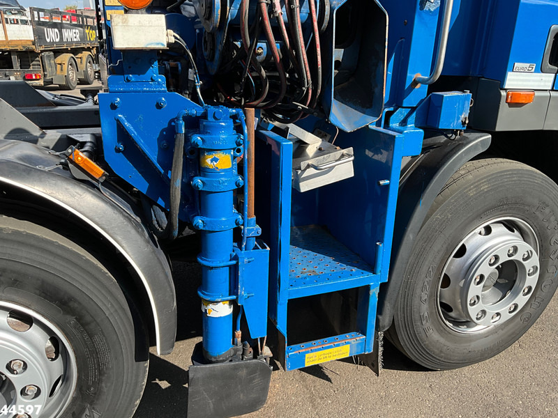 Camión multibasculante DAF FAX 85 CF 360 8x2 Euro 5 Hiab 16 Tonmeter laadkraan