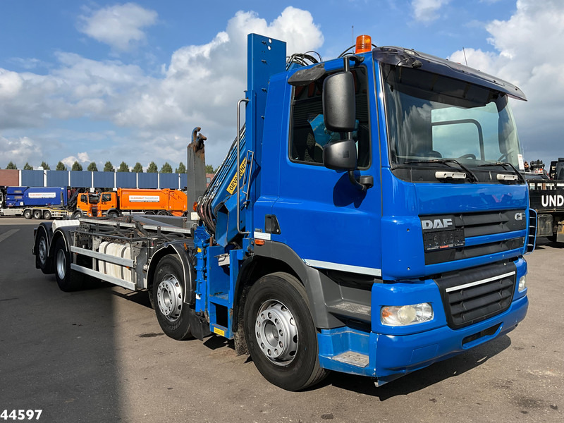 Camión multibasculante DAF FAX 85 CF 360 8x2 Euro 5 Hiab 16 Tonmeter laadkraan