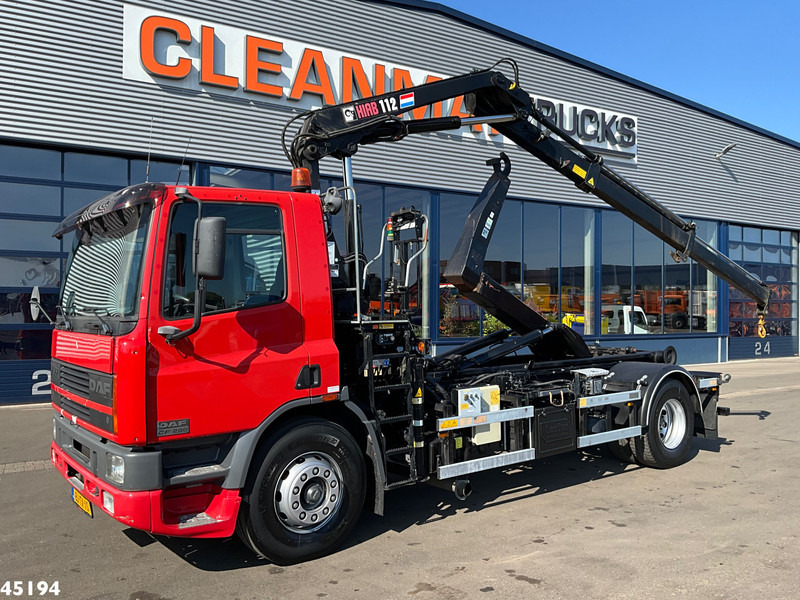 Camión multibasculante DAF FA 75.290 ATI Hiab 11 Tonmeter laadkraan Just 84.508 km!