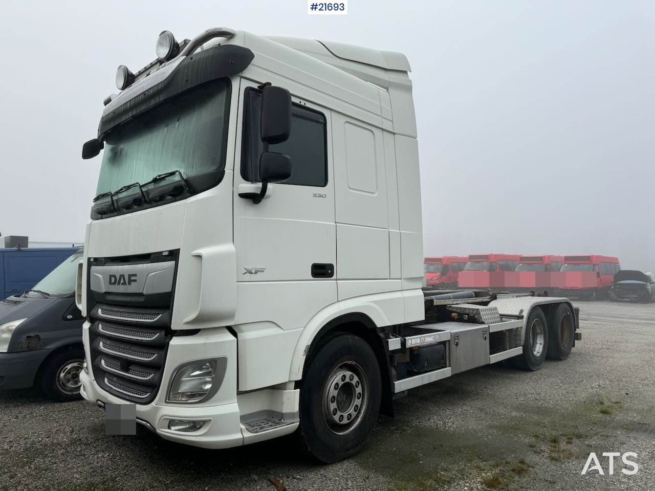 Camión multibasculante DAF XF 530 6x2 Krokbil m/ VDL Krok