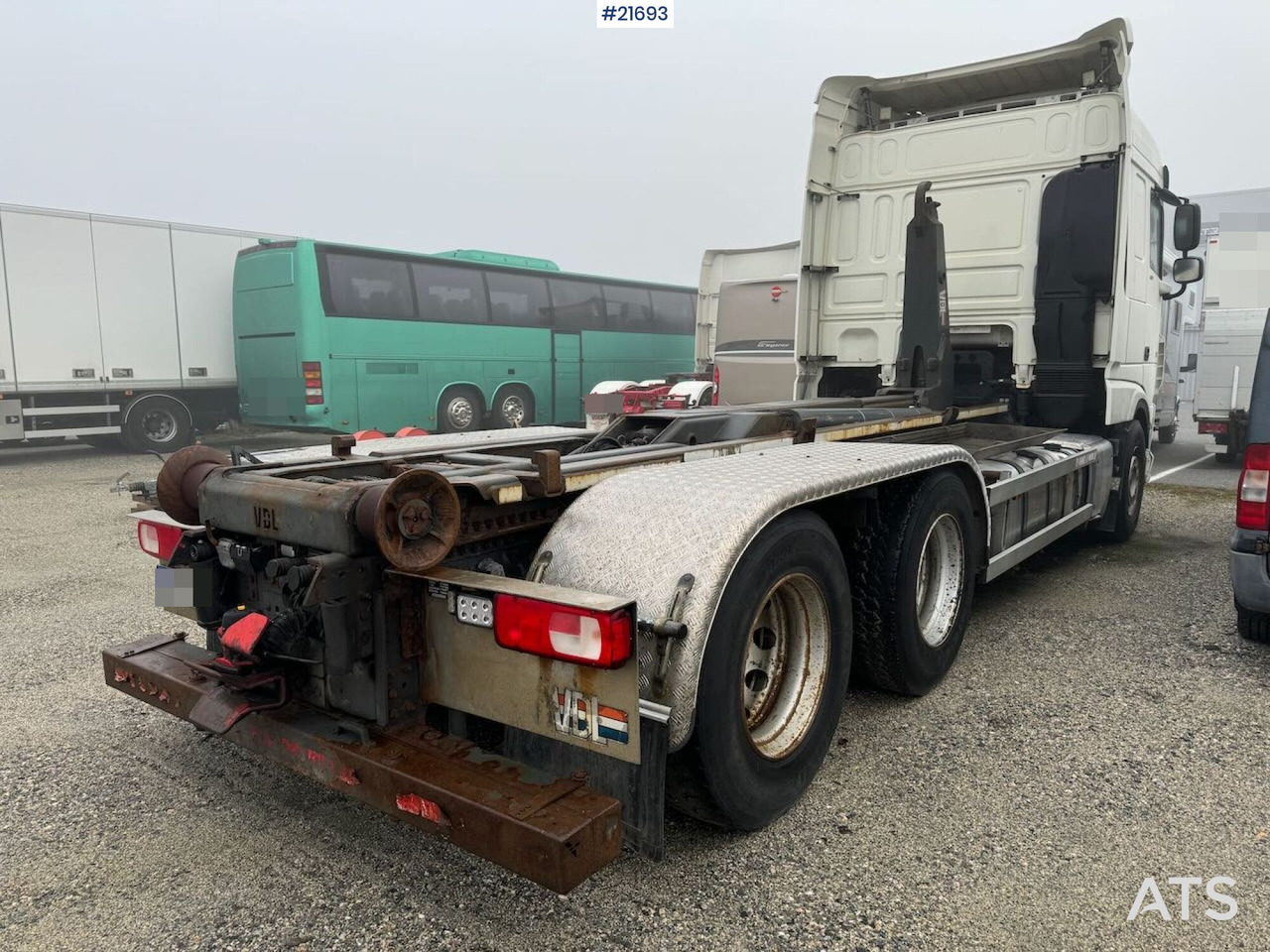 Camión multibasculante DAF XF 530 6x2 Krokbil m/ VDL Krok