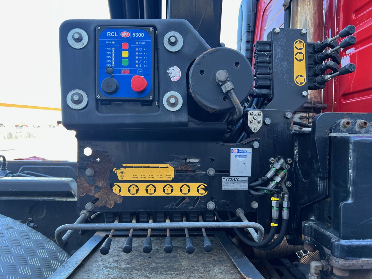 Camión multibasculante FM 460 8x2-6 FM 460 8x2-6, Lenk-/Liftachse, Kran HMF 2020-K4, Funk