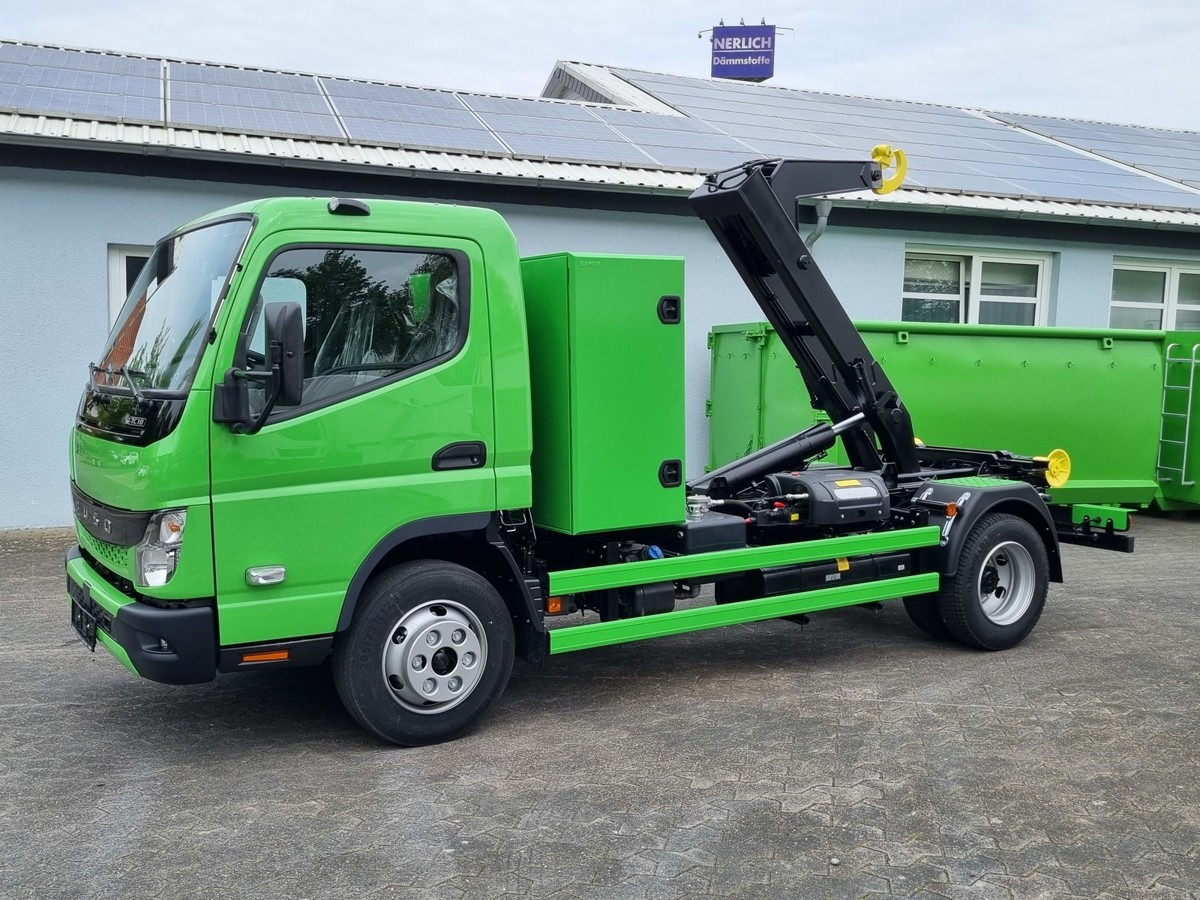 Camión multibasculante FUSO Canter FUSO 9C18 Duonic City Abrollkipper