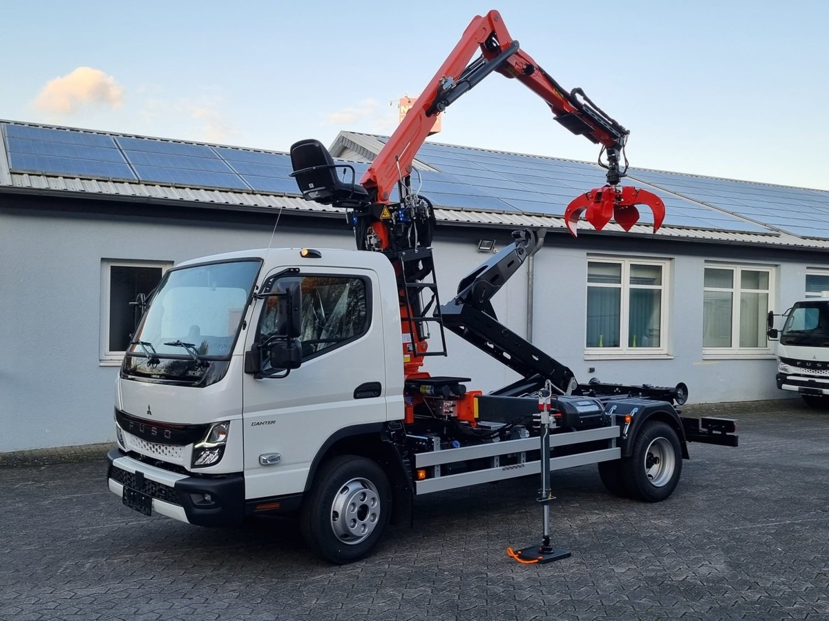 Camión multibasculante FUSO FUSO 9C18 City Abrollkipper + Z-Kran Recycling
