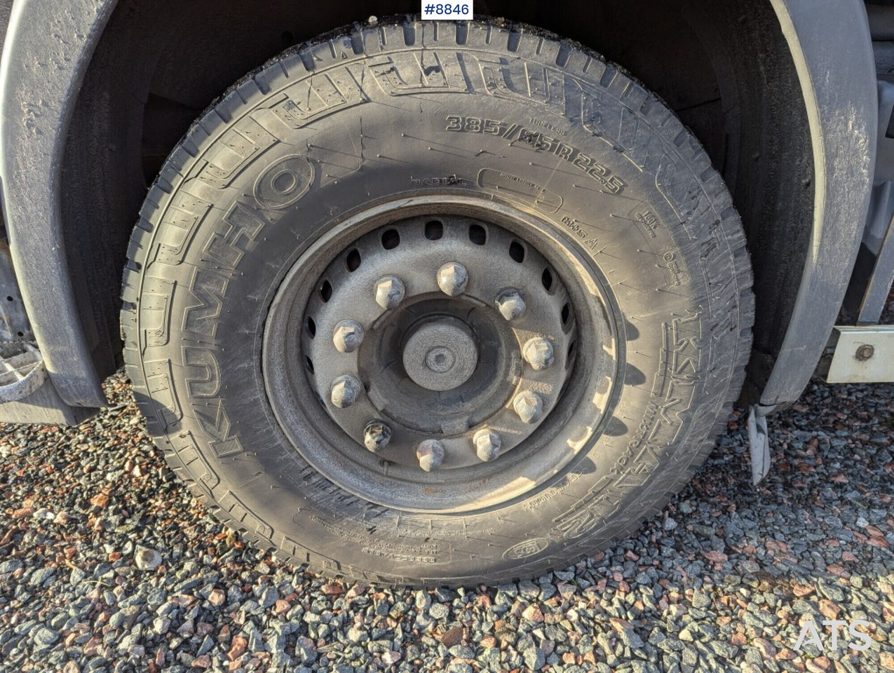 Camión multibasculante Hook Truck Scania R124BG 6x2 with gravel flatbed (SEE VIDEO)