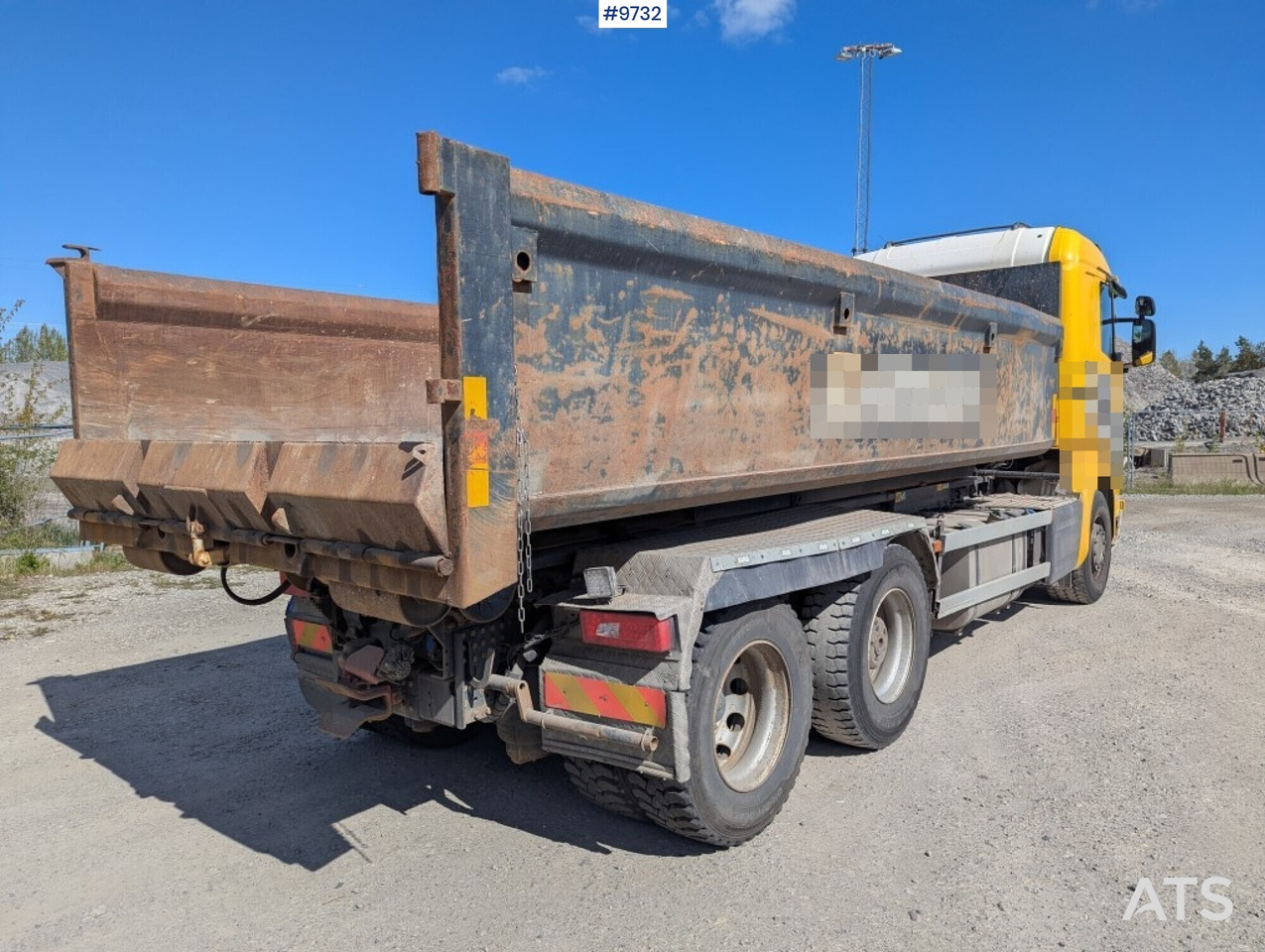 Camión multibasculante Hooklift Truck Scania R520 6x2 with flatbed