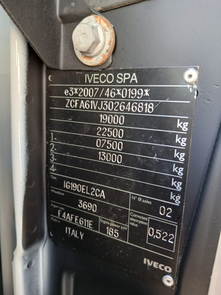 Camión multibasculante IVECO EUROCARGO 190EL25