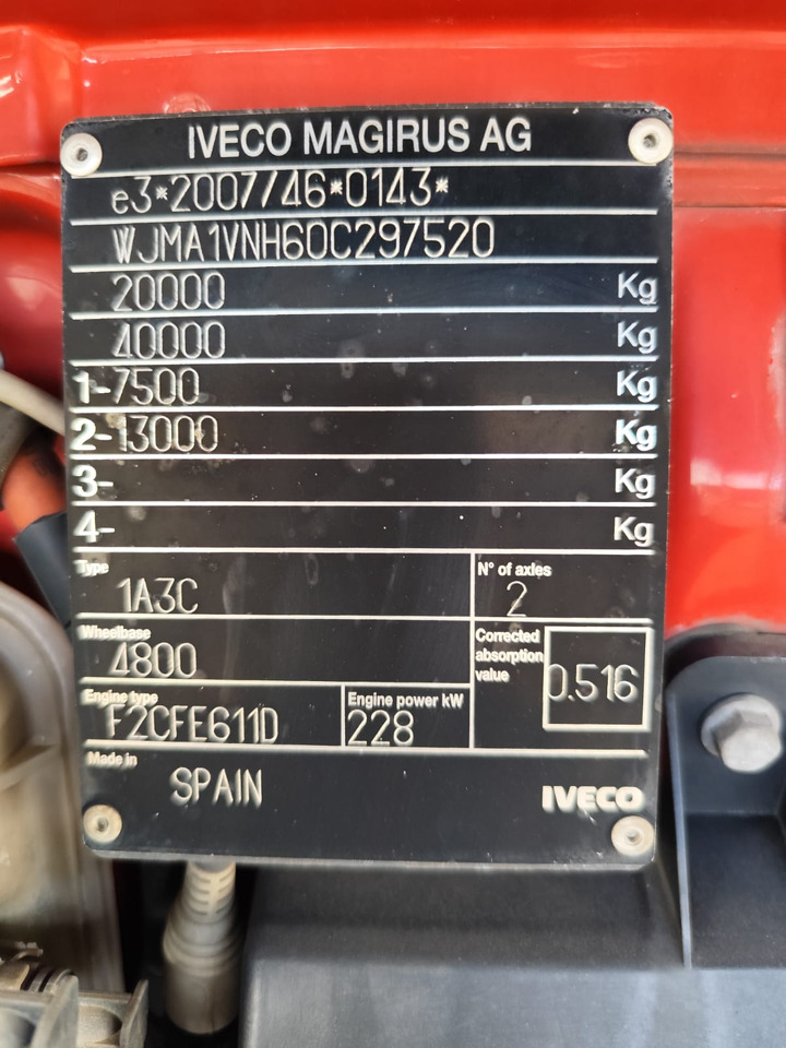 Camión multibasculante IVECO STRALIS 190S31