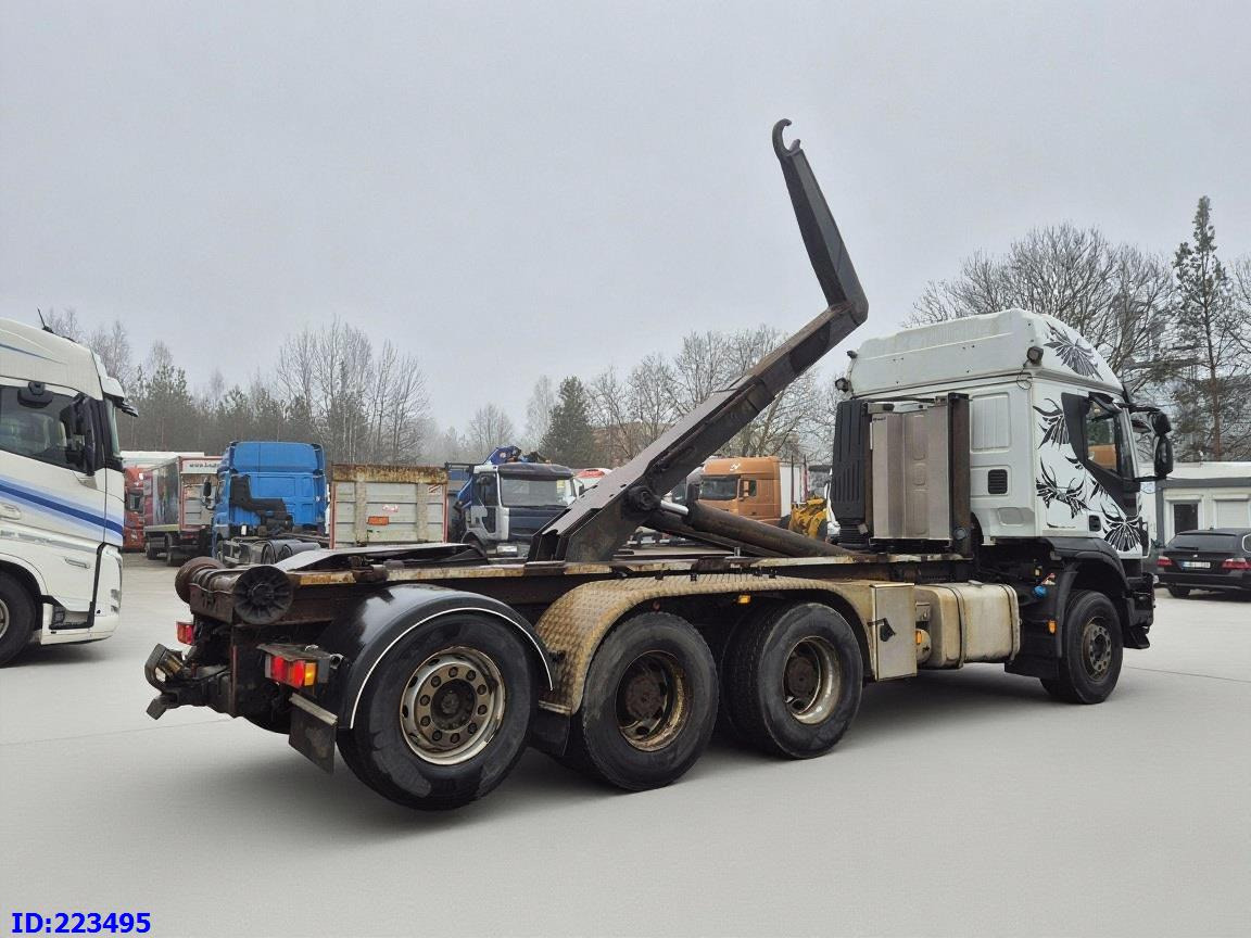 Camión multibasculante IVECO Trakker AT350 8x4 -Full steel - Steering axle
