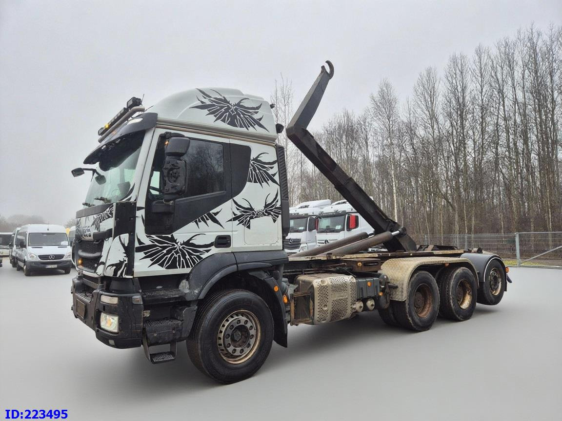 Camión multibasculante IVECO Trakker AT350 8x4 -Full steel - Steering axle