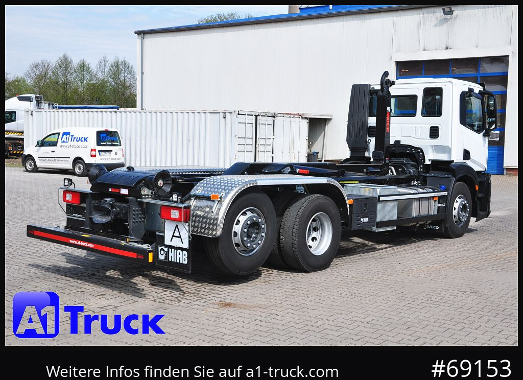 Camión multibasculante IVECO X-Way AD 420 Hiab 21S59 Lenk- Liftachse,