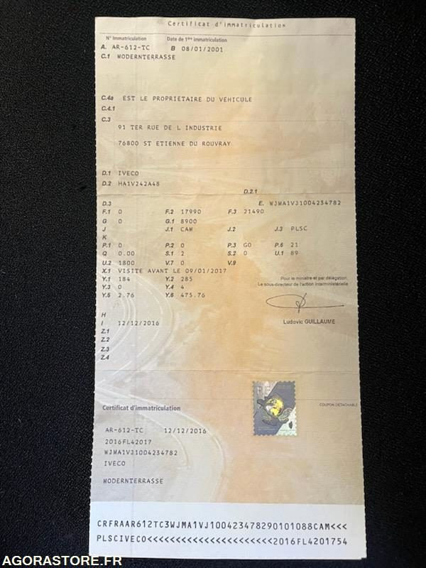 Camión multibasculante Iveco 190E24 polybenne  sans benne