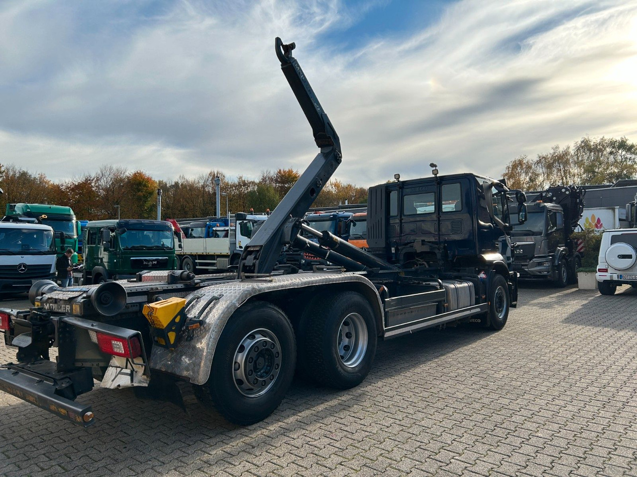 Camión multibasculante Iveco 460 Stralis MEILLER Abroller mit LIft-Lenkachse