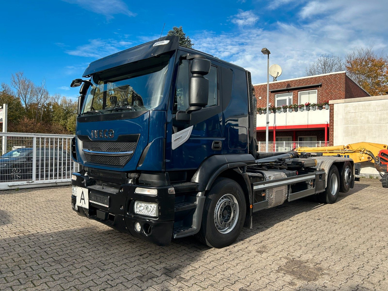 Camión multibasculante Iveco 460 Stralis MEILLER Abroller mit LIft-Lenkachse