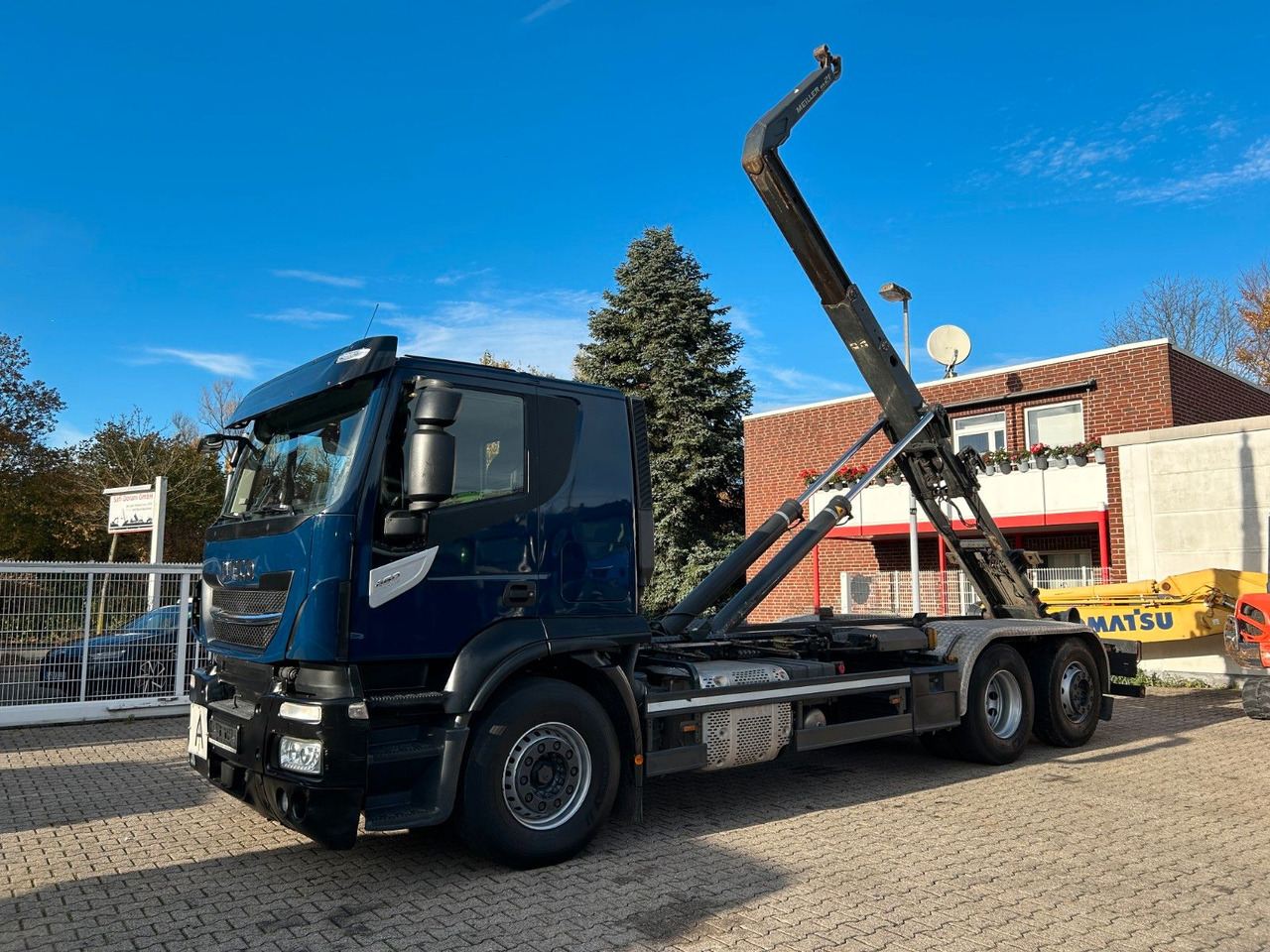 Camión multibasculante Iveco 460 Stralis MEILLER Abroller mit LIft-Lenkachse